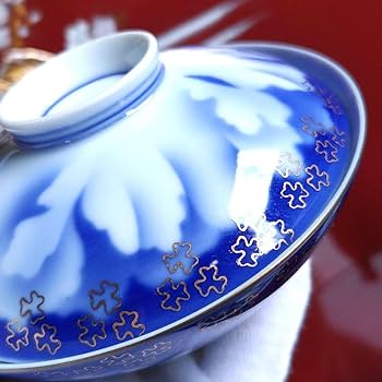 深川製磁　牡丹金ミル酒器揃木箱入　睦碗ご飯茶碗　夫婦茶碗組湯呑み　定価10万以上 Amazon.co.jp: 深川製磁 牡丹金ミル酒器揃木箱入 睦碗ご飯茶碗